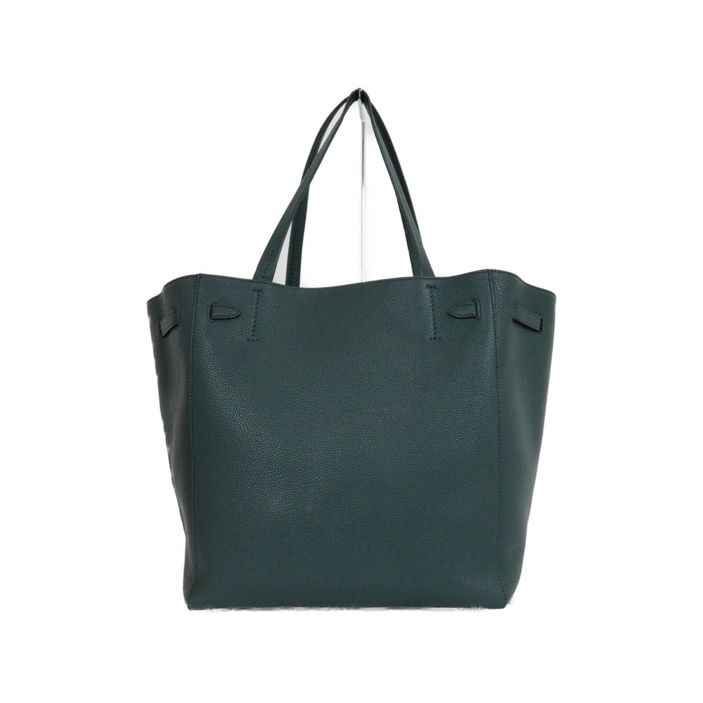 Celine Cabas Phantom Tote Bag Green Leather - Picture 2 of 7